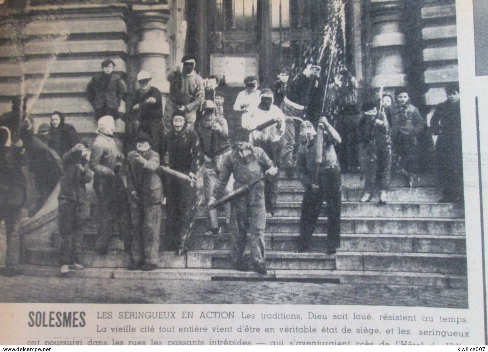 1951 SOLESMES  Les Seringueux En Action - Solesmes