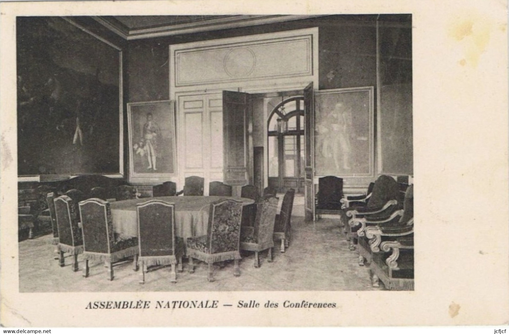 LOT DE 2 CPA...47...AGEN..LOT ET GARONNE..ASSEMBLEE NATIONALE..ELECTION DU PRESIDENT FALLIERES LE 17 JANVIER 1906..RARE - Parteien & Wahlen