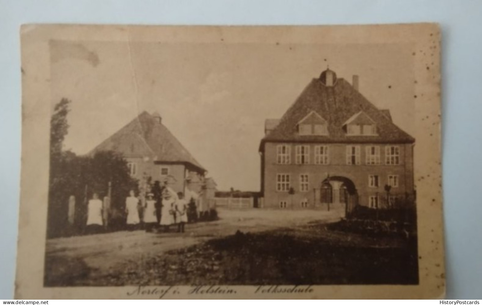 Nortorf In Holstein, Volksschule, Kinder, 1915 - Neumünster