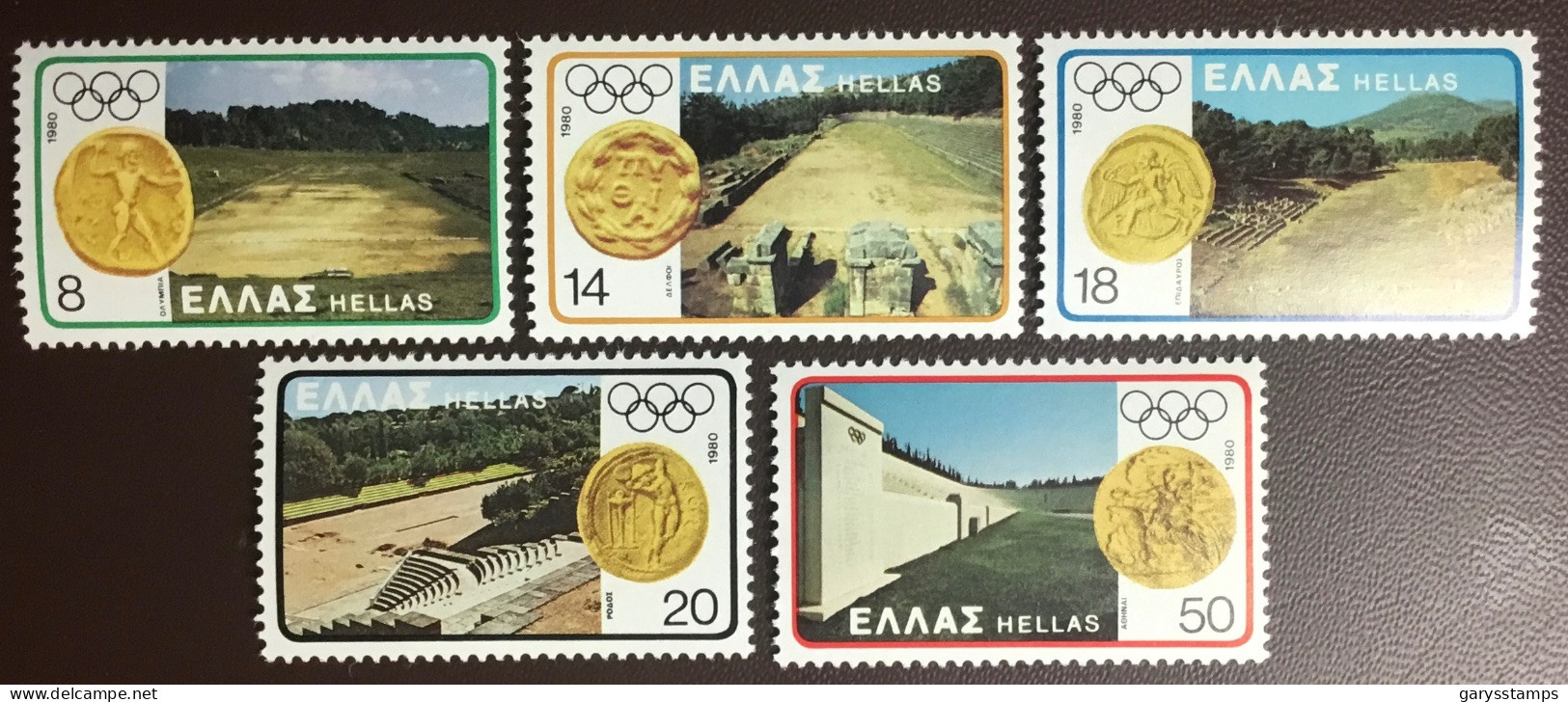 Greece 1980 Olympic Games MNH - Unused Stamps