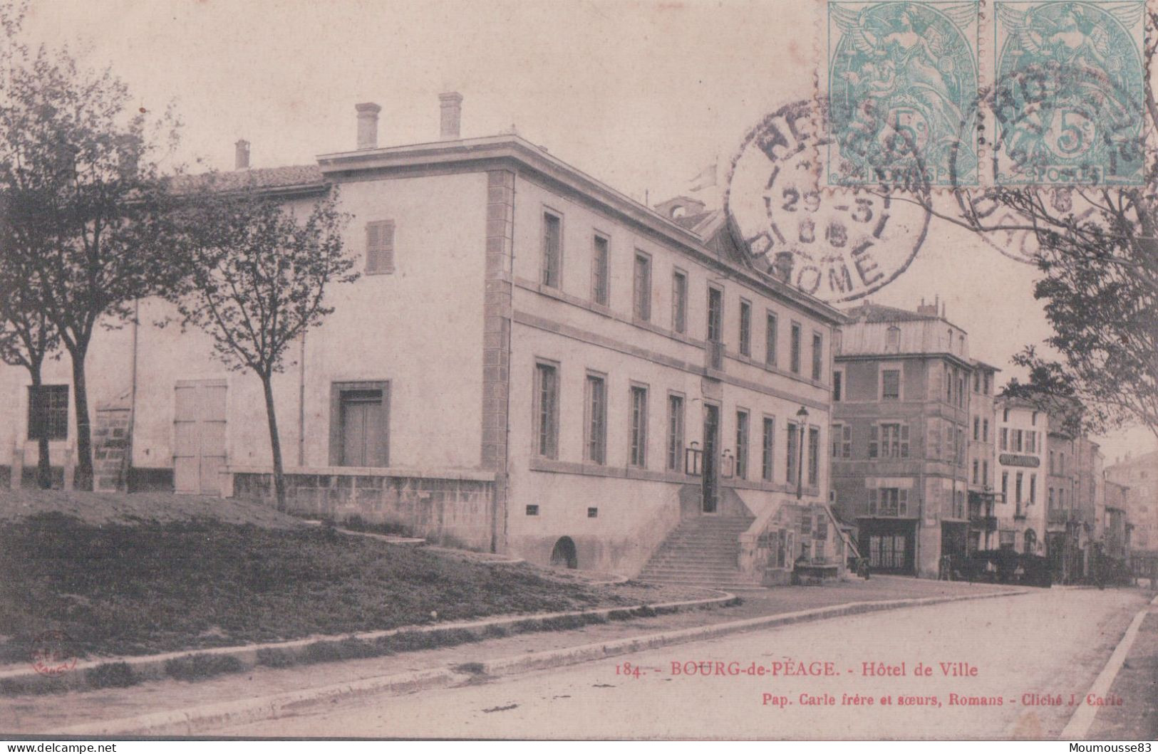 Drome 26 - BOURG DE PEAGE - Hôtel De Ville -  Voyagée - Bourg-de-Péage