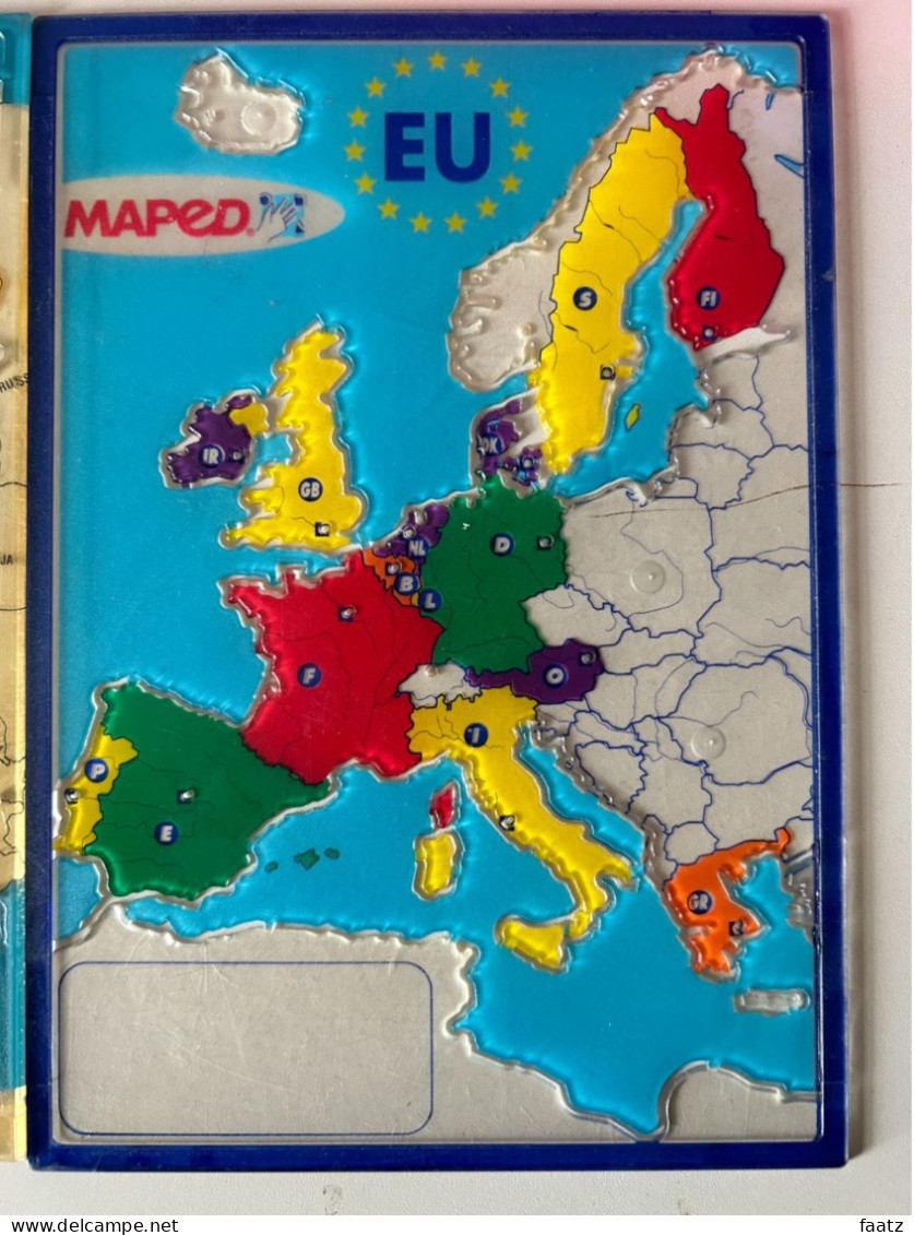 Normographe MAPED - Carte Des états De L'Europe Des 15 (1995-2004) - Otros & Sin Clasificación