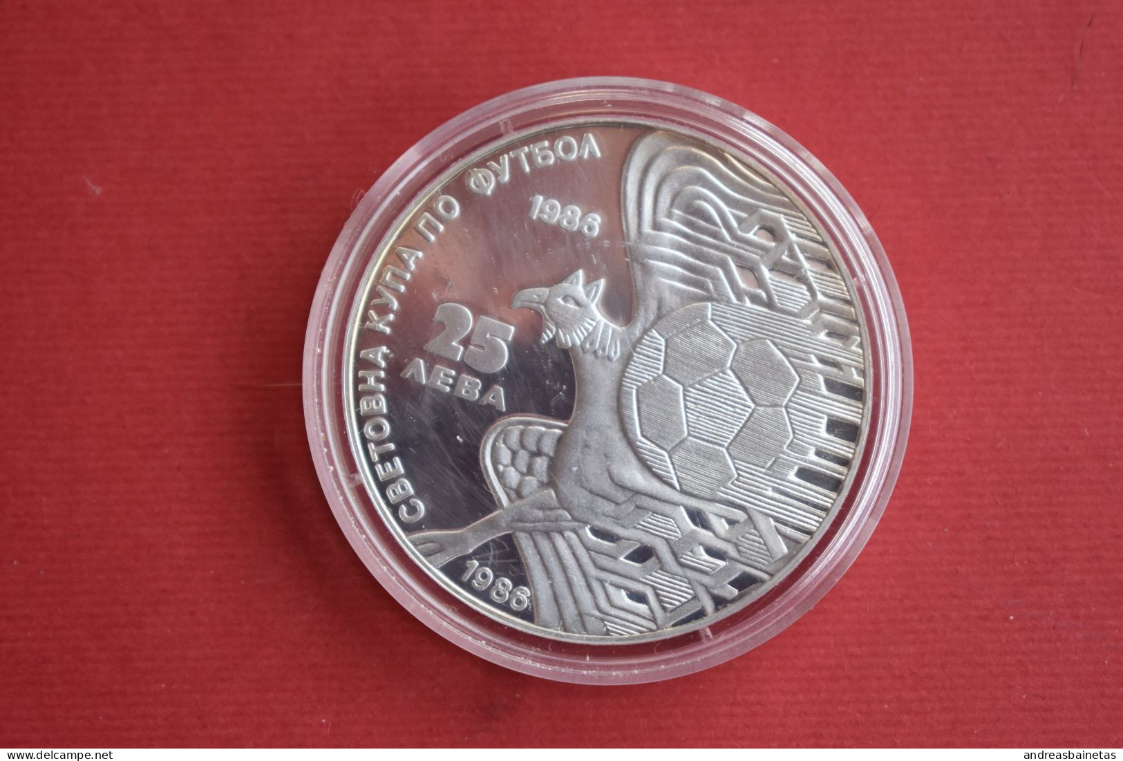 Coins Bulgaria  KM# 156   25 Leva World Football Championship 1986 - Bulgarien