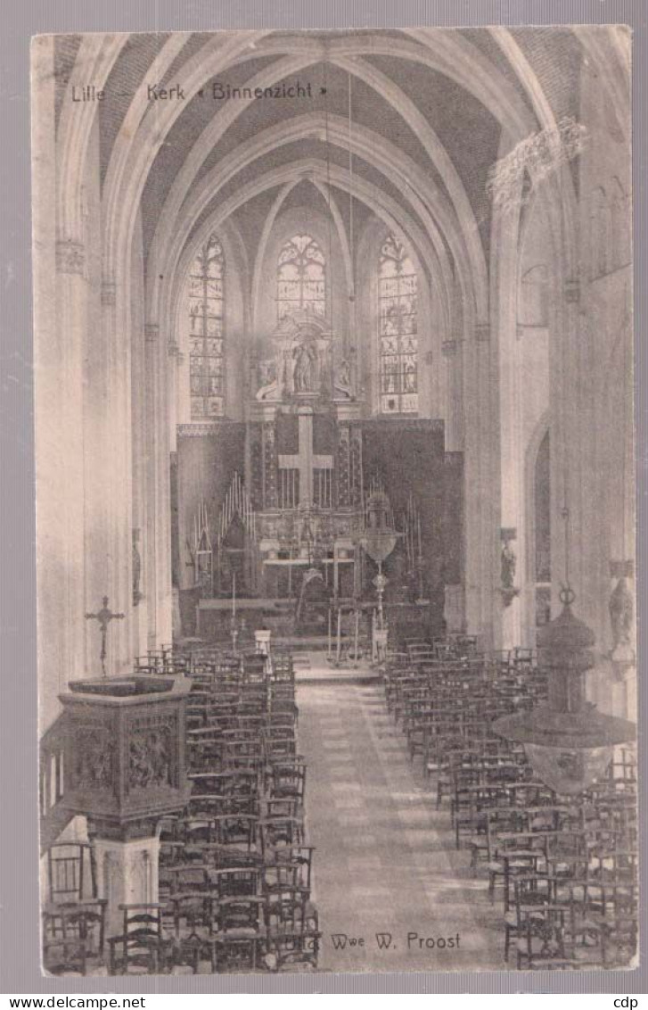 Cpa  LILLE   Kerk - Lille