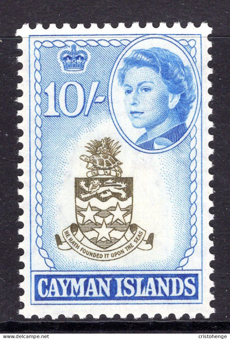 Cayman Islands 1962-64 Pictorials - 10/- Coat Of Arms MNH (SG 178) - Cayman Islands