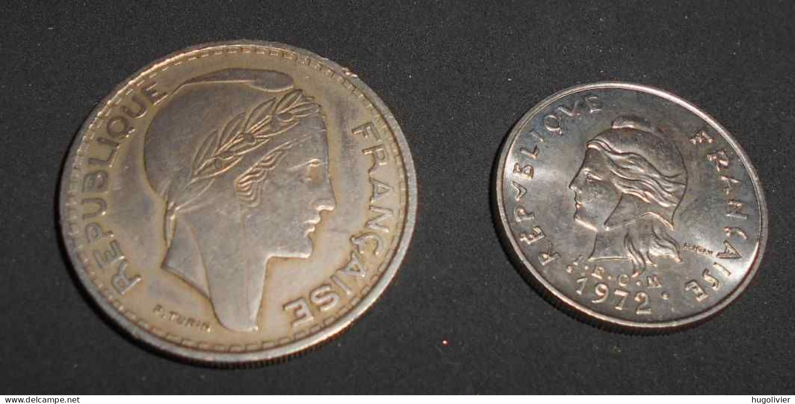 Lot 100 Francs 1952 Algérie Française + Polynésie Française 10 Francs 1972 - Algerien