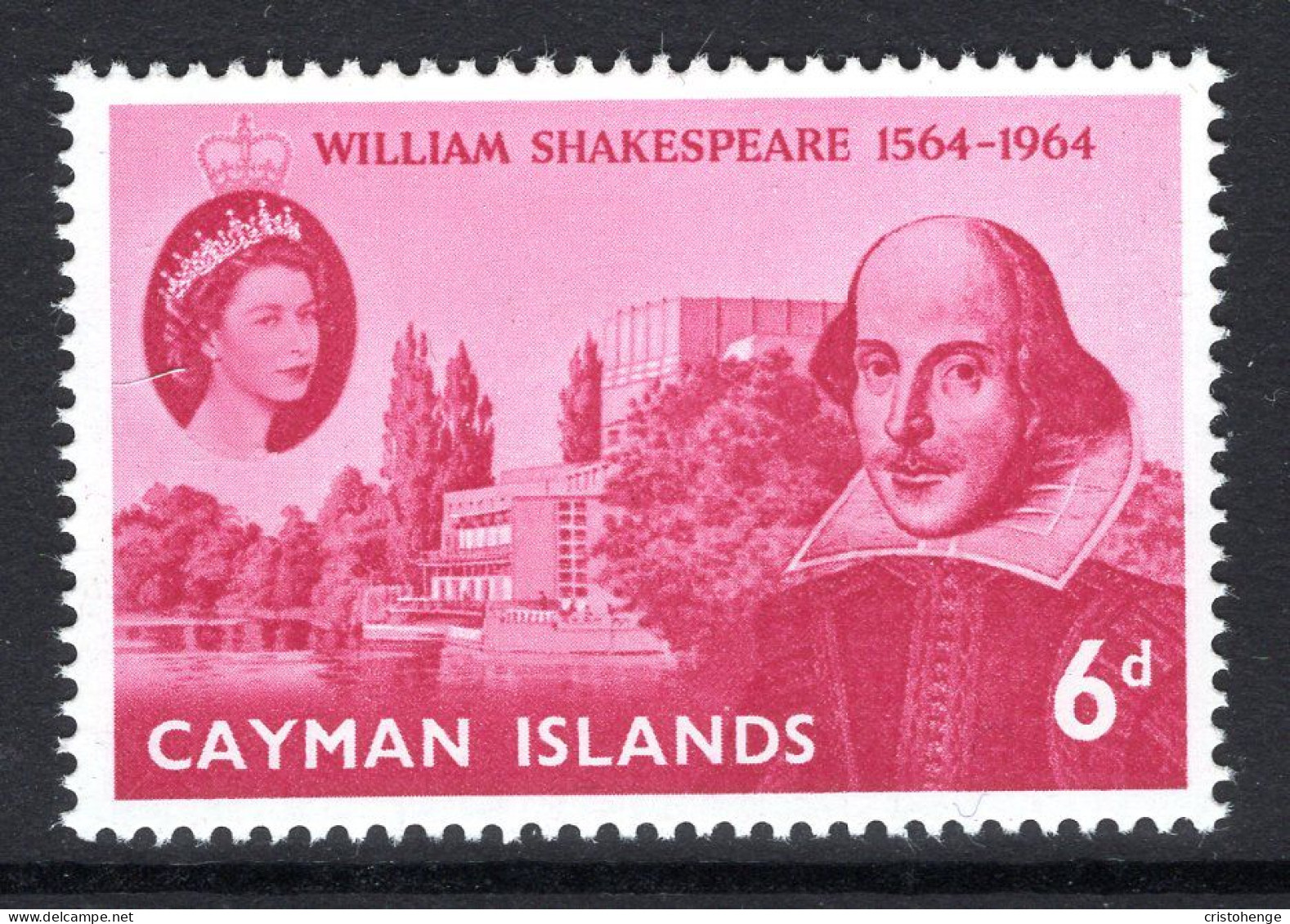 Cayman Islands 1964 400th Birth Anniversary Of William Shakespeare MNH (SG 183) - Cayman Islands