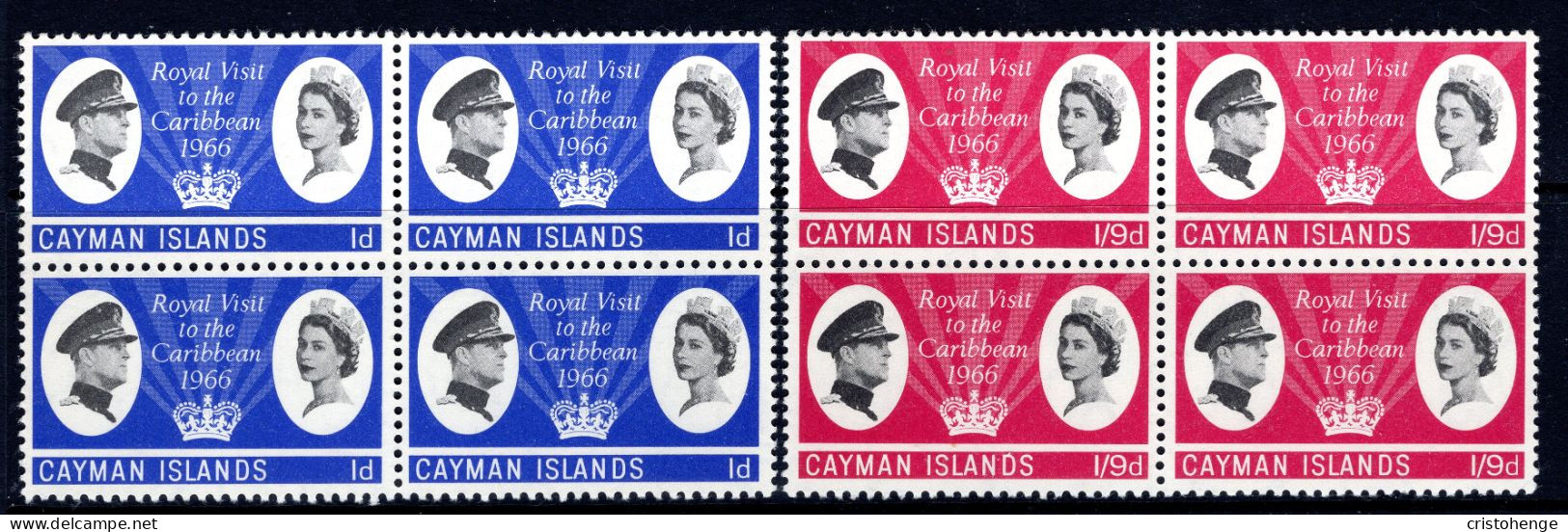 Cayman Islands 1966 Royal Visit - Blocks Set MNH (SG 192-193) - Cayman Islands