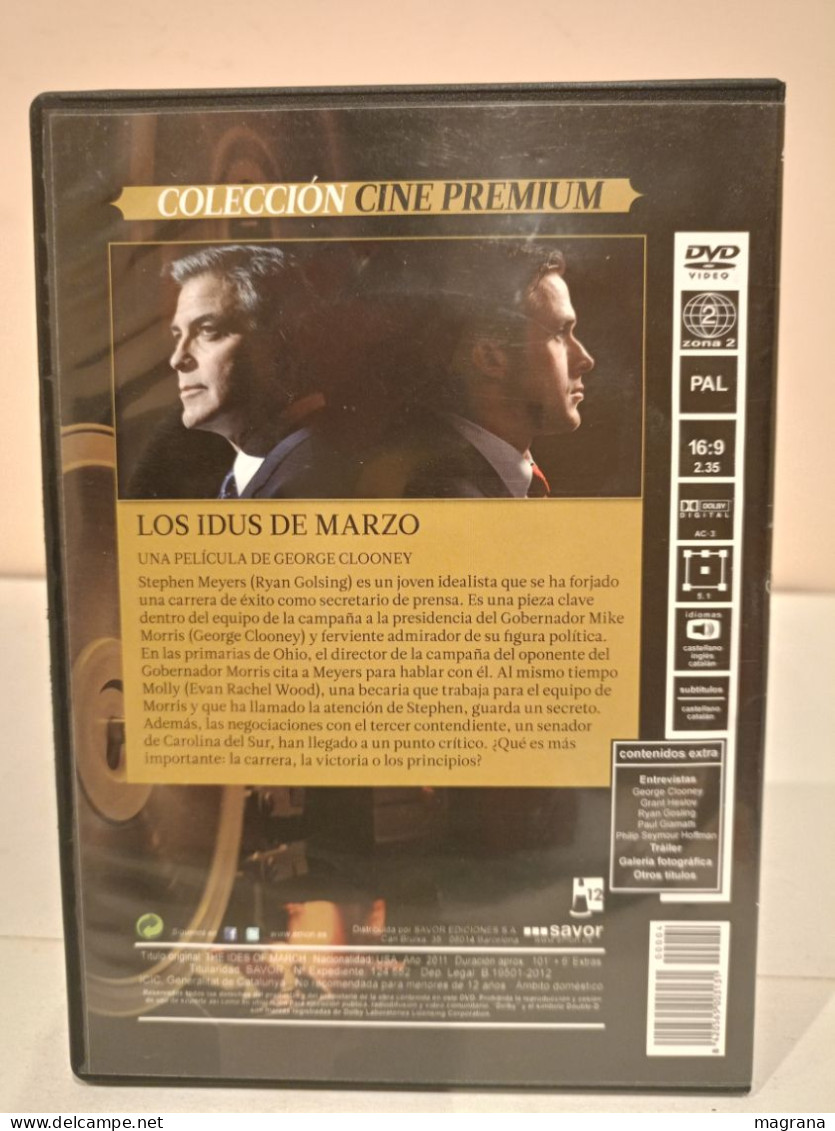 Película Dvd. Los Idus De Marzo. Ryan Gosling, George Clooney, Philip Seymour Hoffman. 2011. - Historia