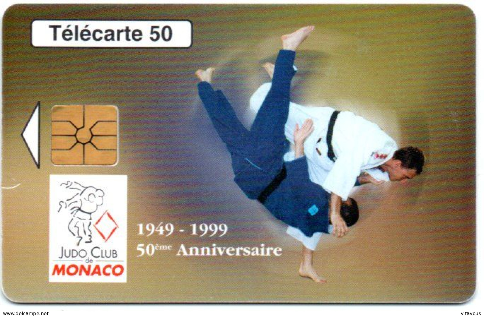 MF 49 - JUDO CLUB MONACO  Télécarte Puce MONACO Phonecard ( R 870) - Mónaco