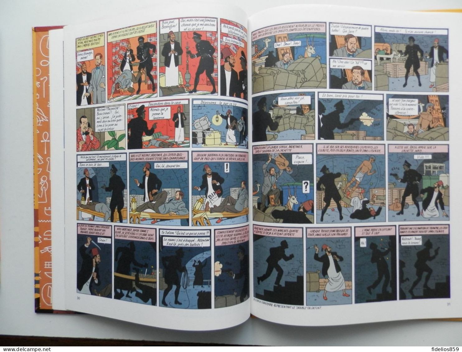 BLAKE ET MORTIMER PAR JACOBS : LE MYSTERE DE LA GRANDE PYRAMIDE TOME EDITION FL 1987 - Blake & Mortimer