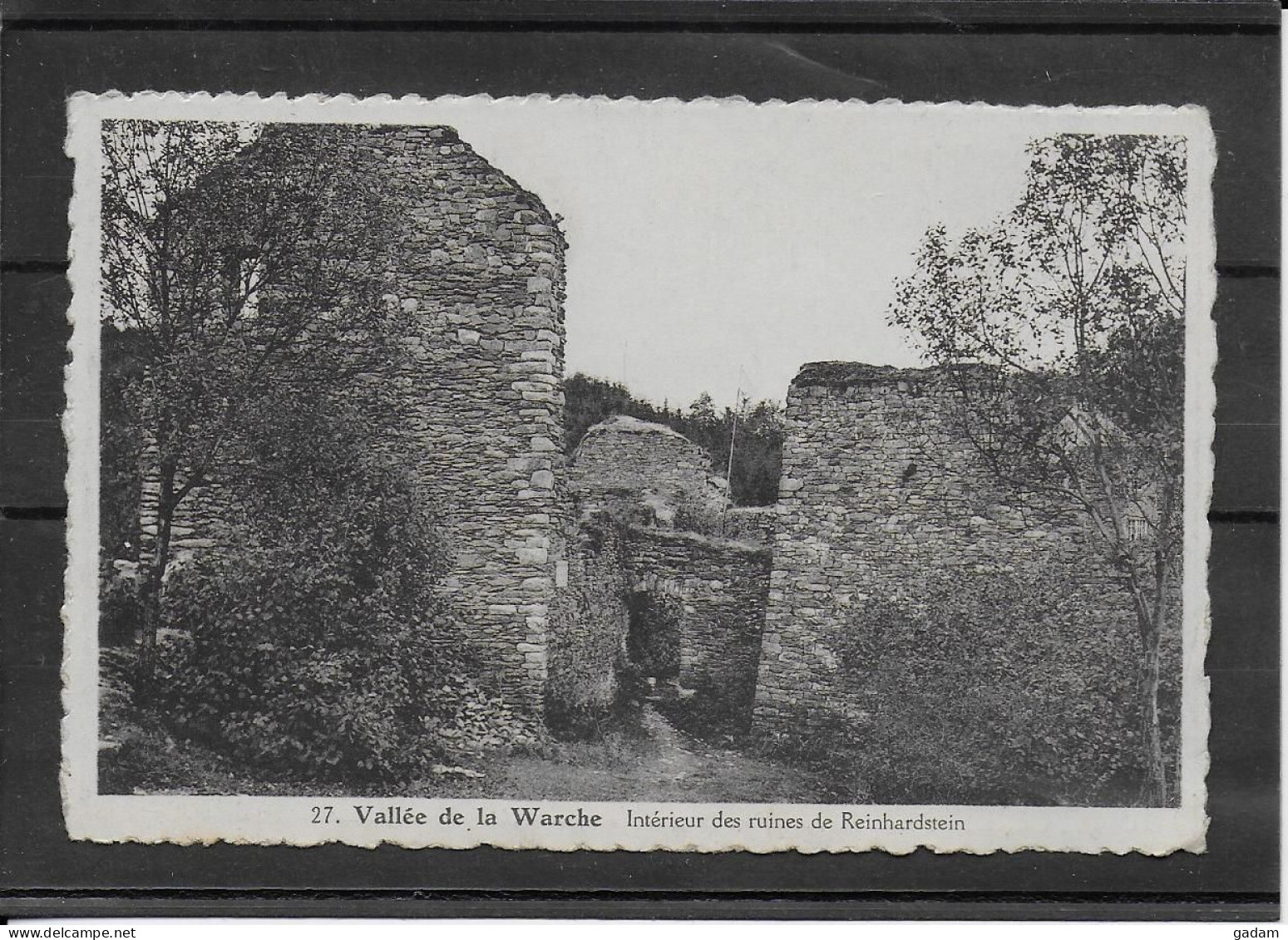 1273-Vallée De La Warche (Intérieur Des Ruines De Reinhardstein) Robertville  WAIMES - Weismes