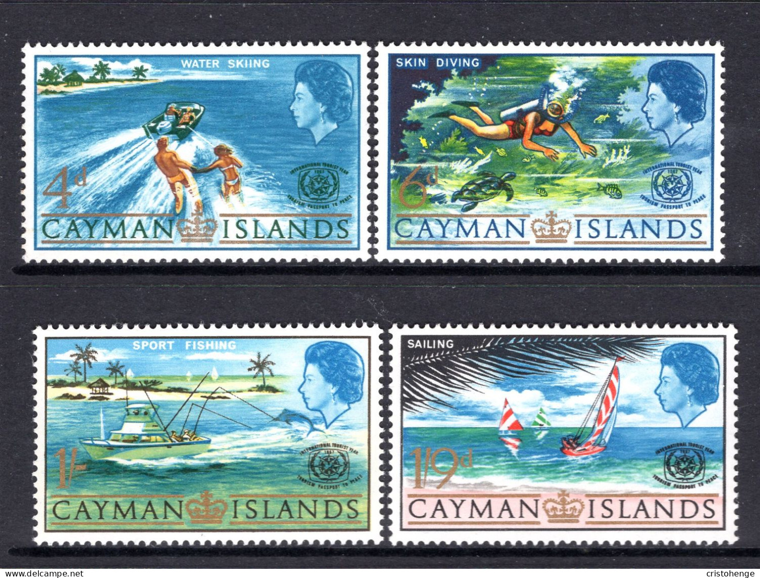 Cayman Islands 1967 International Tourist Year Set MNH (SG 205-208) - Cayman Islands