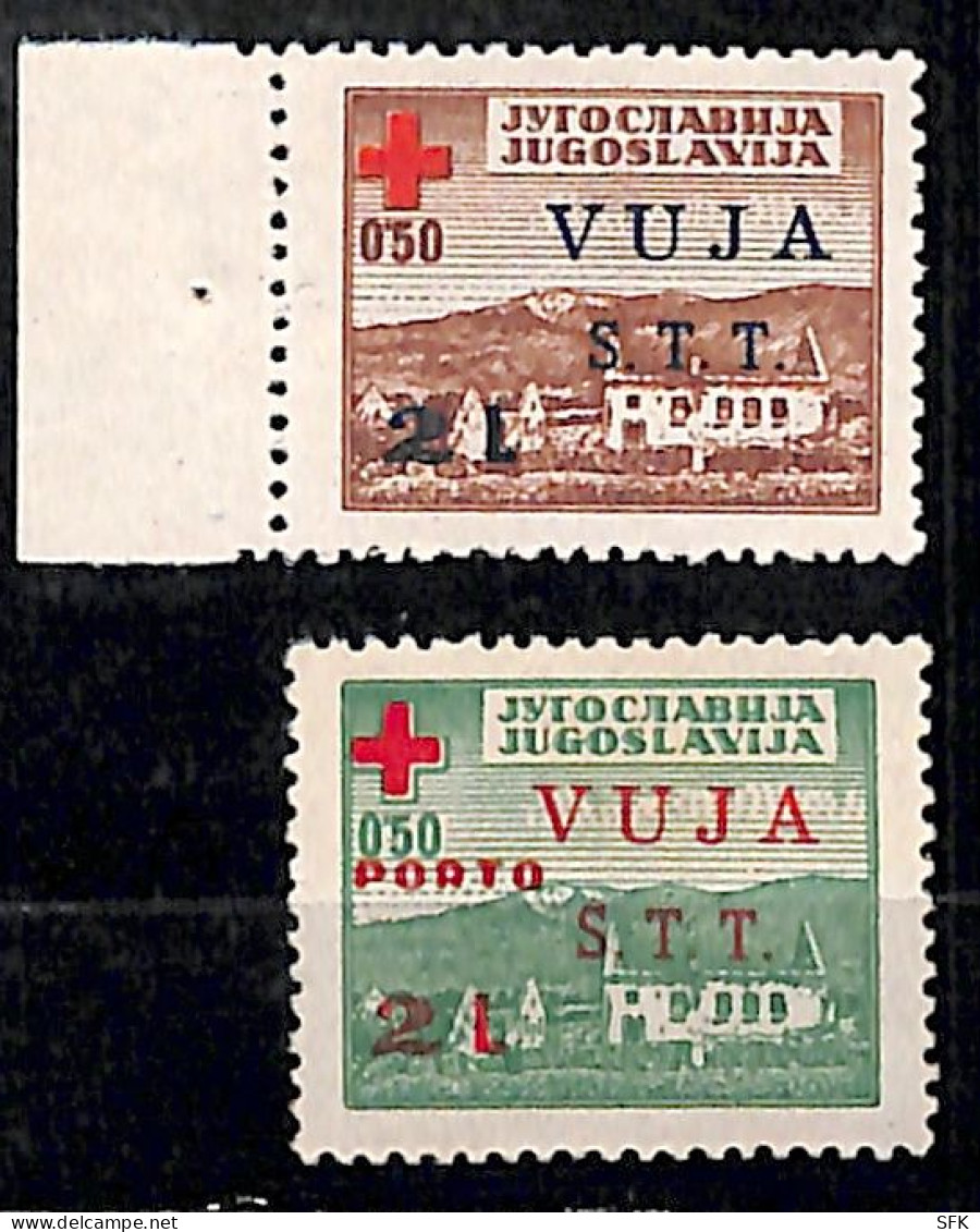 1948 "HOUSES" Set With Petric Photo Certificate, The Letter "r" In The Porto (postage Due) Certified MNH - Autres & Non Classés