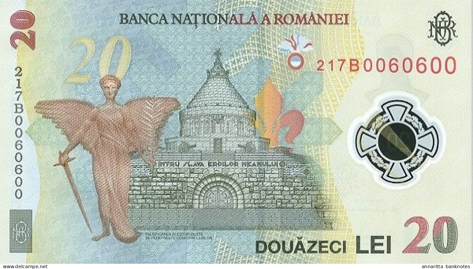 Romania 20 Lei 2021, AU/UNC (P-119Aa, B-293a) - Roumanie