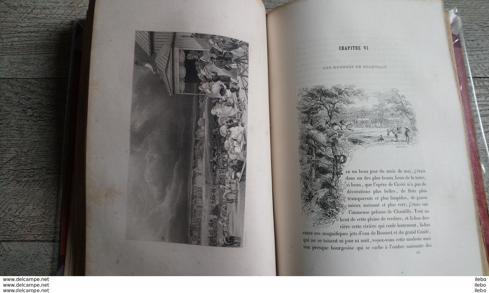 L'été à Paris De Jules Janin Gravures De Eugène Lami 1845 Fontainebleau Versailles Chantilly Cirque Des Champs élysées - Paris