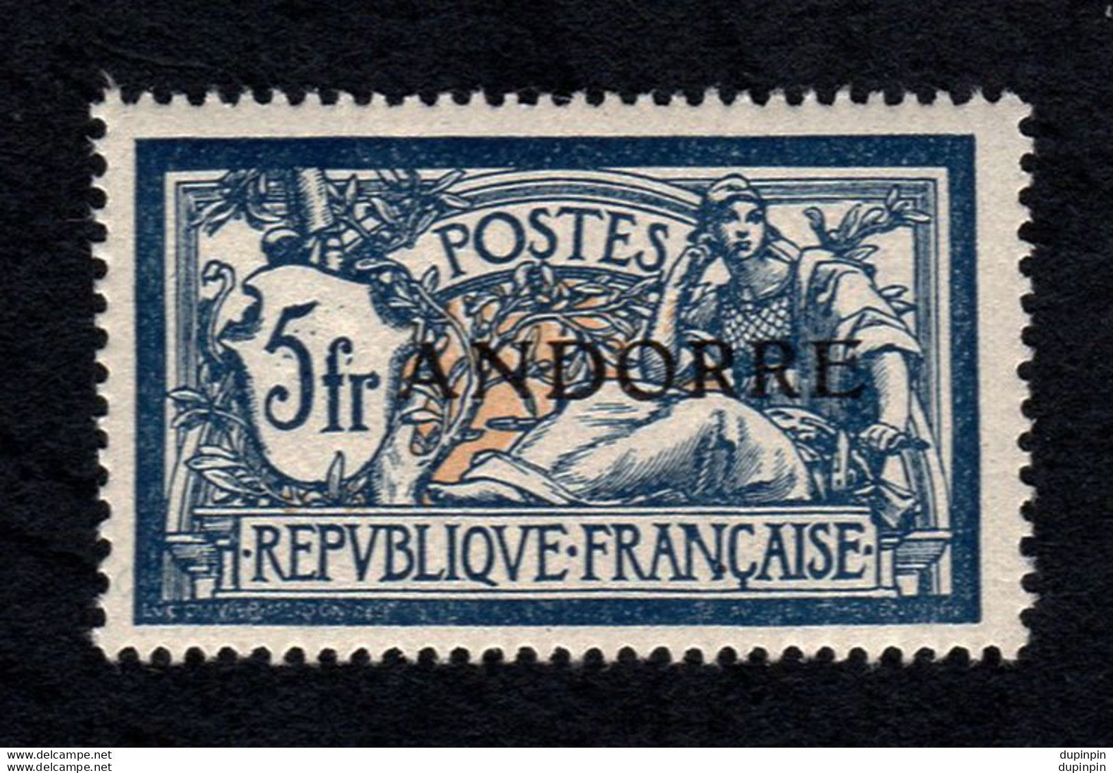 ANDORRE : MERSON 5Fr N° 21 - Unused Stamps