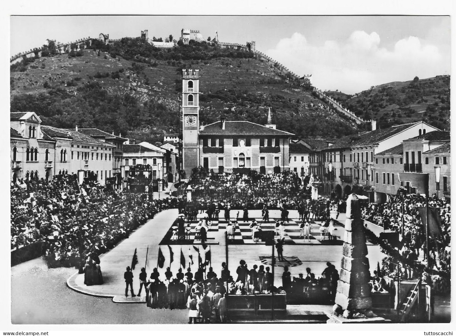 CHESS Italy - Postcard Of Marostica, Unused - Chess