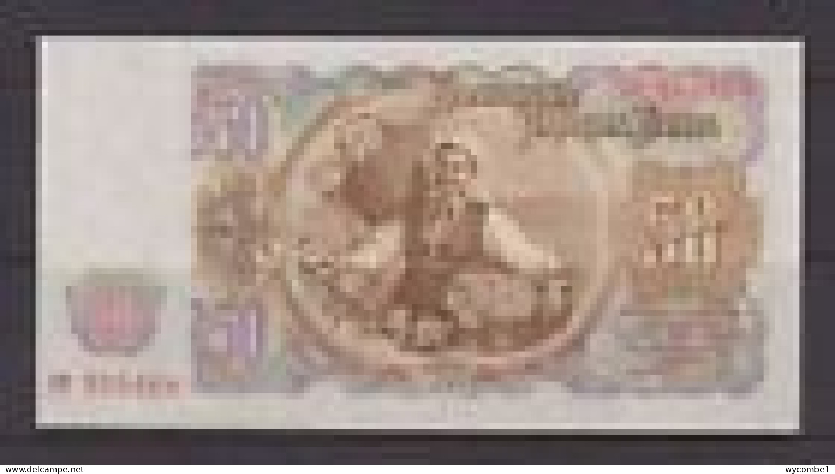 BULGARIA - 1951 50 Lev Circulated Banknote - Bulgarije