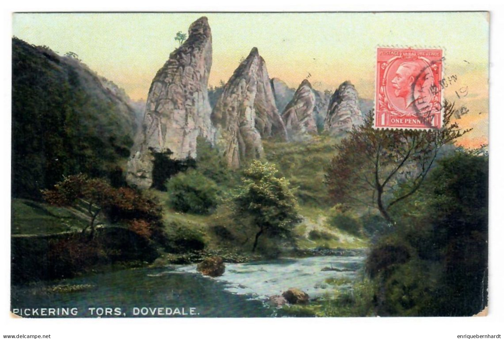 ENGLAND // DOVEDALE // PICKERING TORS // 1914 - Derbyshire