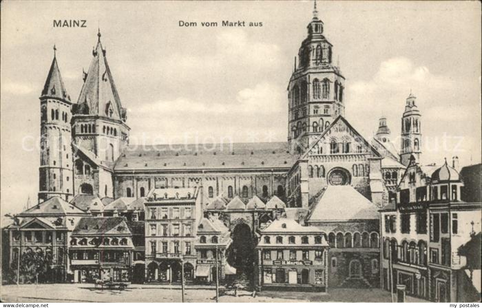41612881 Mainz Rhein Dom Blick Vom Markt Mainz - Mainz