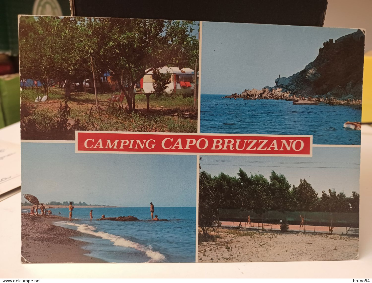 Cartolina Camping Di Capo Bruzzano Promontorio Della Provincia Di Reggio Calabria, Tra I Comuni Di Ferruzzano Ed Africo - Reggio Calabria