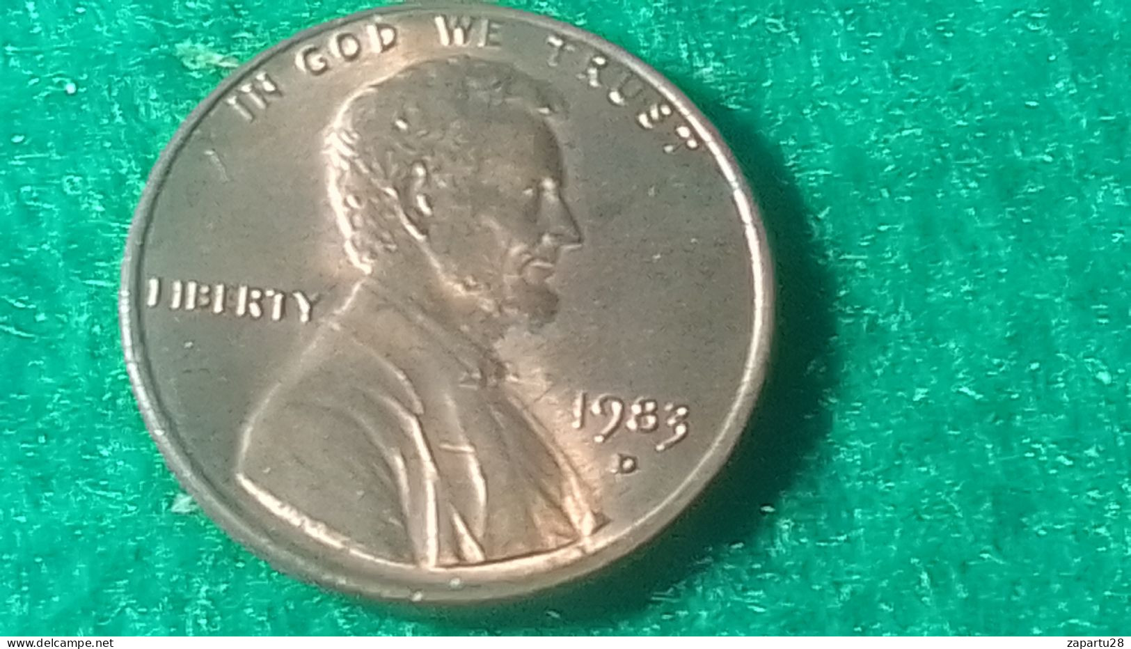 USA- 1983         1 CENT          XF - 1959-…: Lincoln, Memorial Reverse