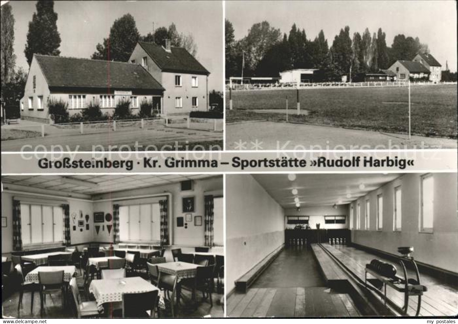 41612803 Grimma Sportstaette Rud Harbig Grosssteinberg Kegelbahn  Grimma - Grimma