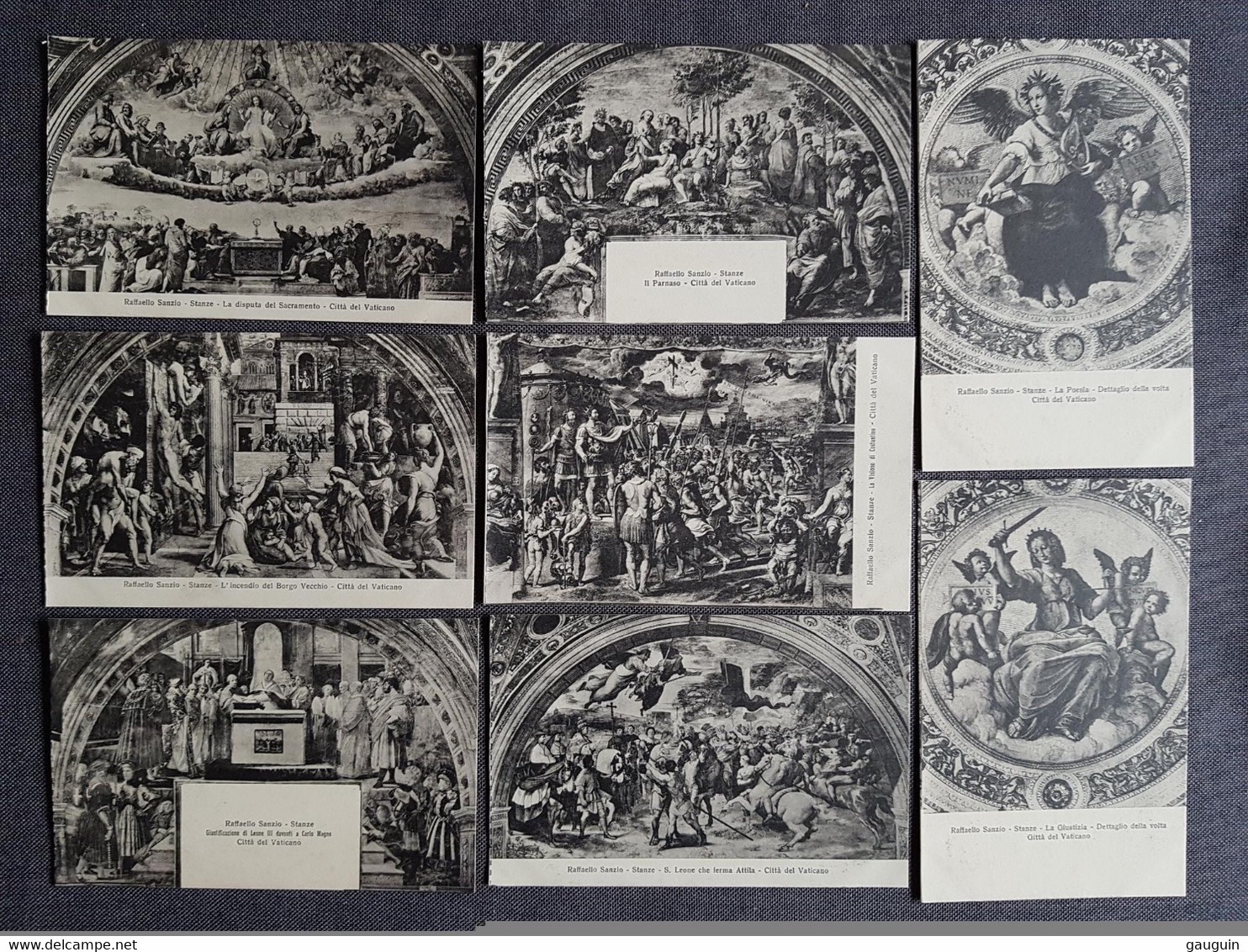 CPA - VATICAN - Chapelle Sixtine - Vues Diverses Oeuvres De Raphaël (Raffello SANZIO) .... LOT 20 CP à Saisir - Vatican