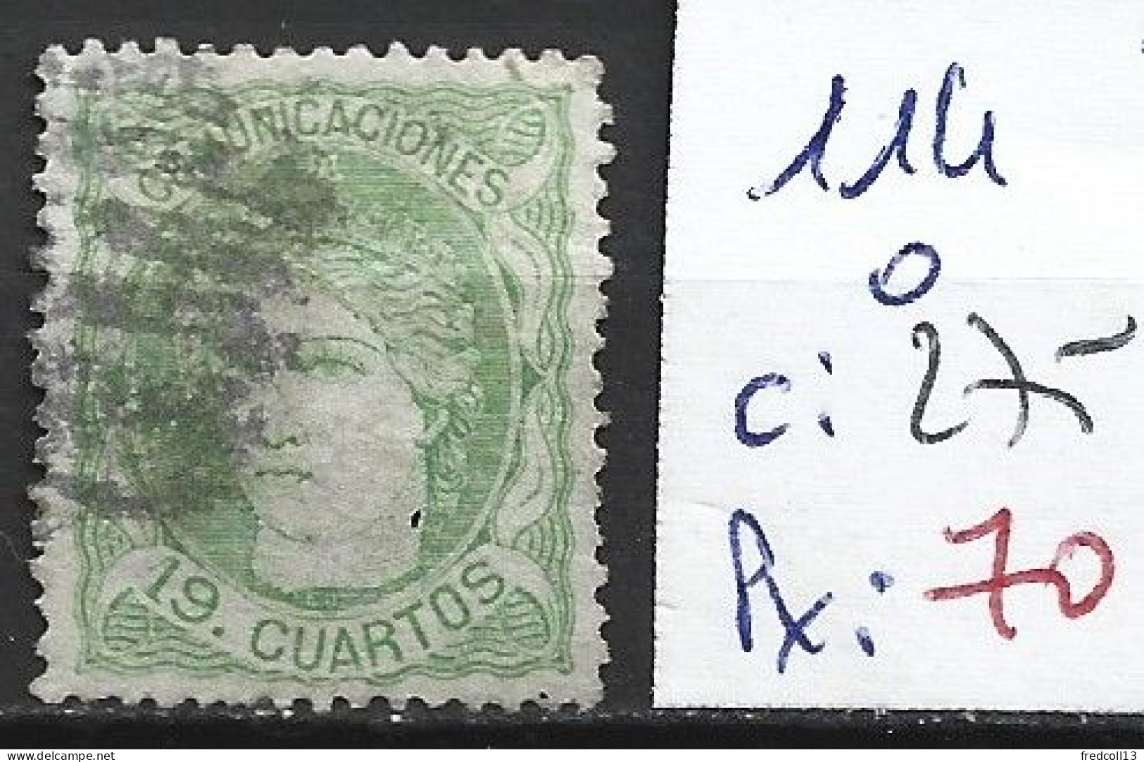 ESPAGNE 114 Oblitéré Côte 275 € - Used Stamps