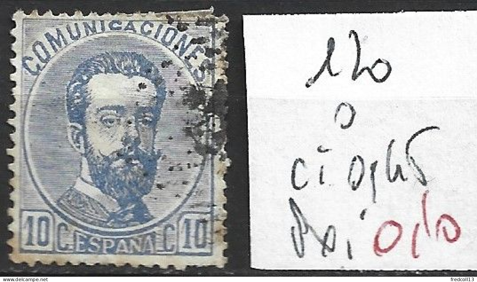 ESPAGNE 120 Oblitéré Côte 0.45 € - Used Stamps