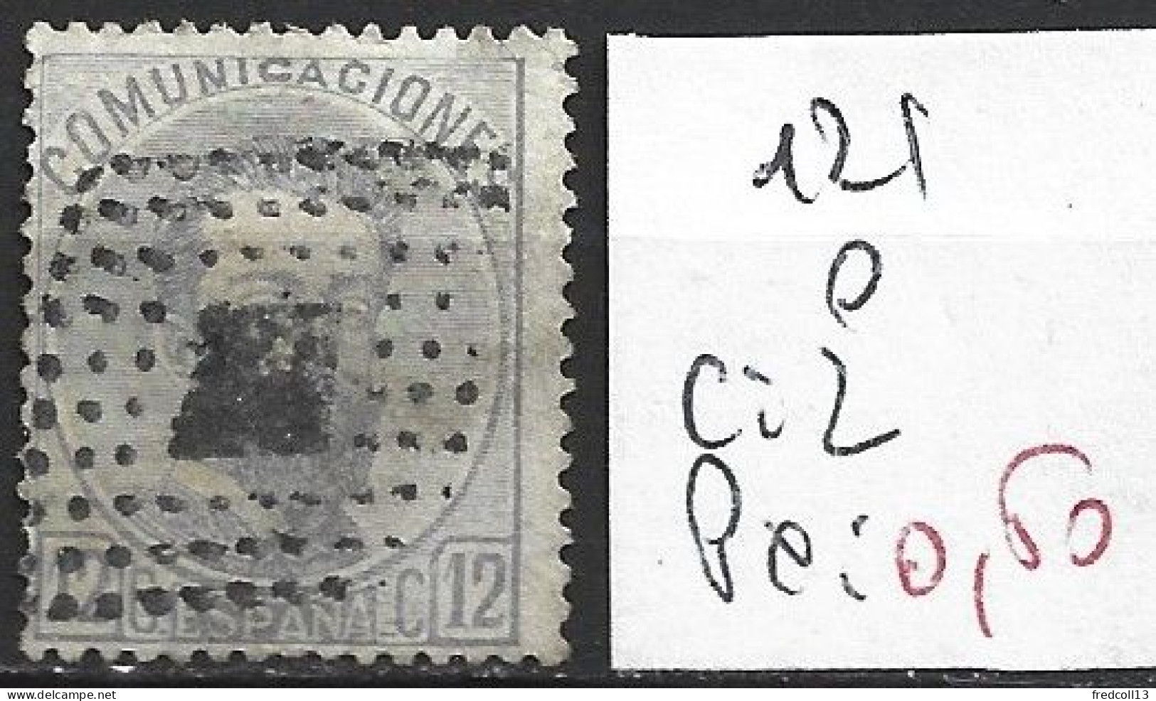 ESPAGNE 121 Oblitéré Côte 2 € - Oblitérés