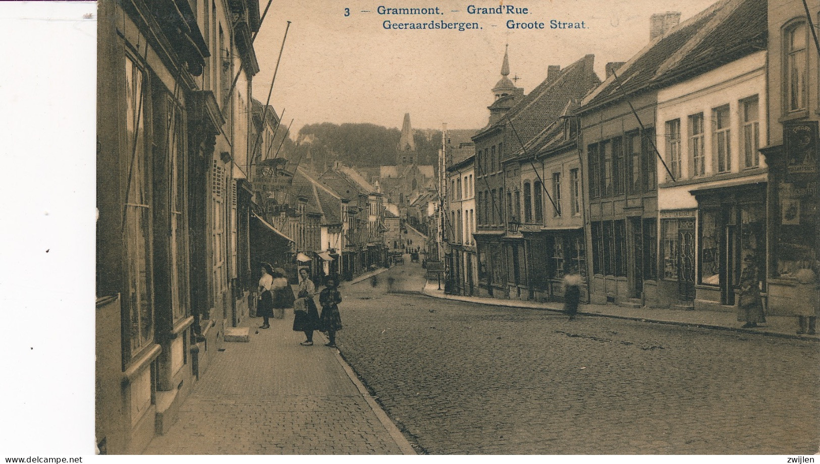 GERAARDSBERGEN GRAMMONT LA GRANDE RUE GROTE STRAAT - Geraardsbergen