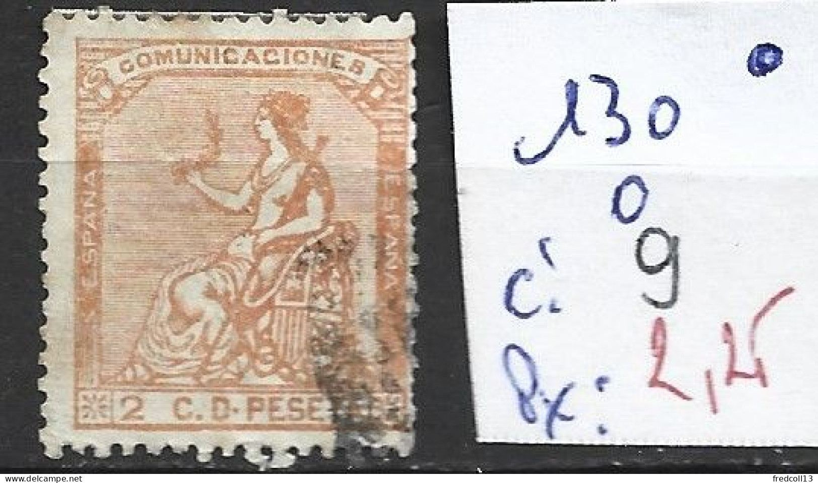 ESPAGNE 130 Oblitéré Côte 9 € - Used Stamps
