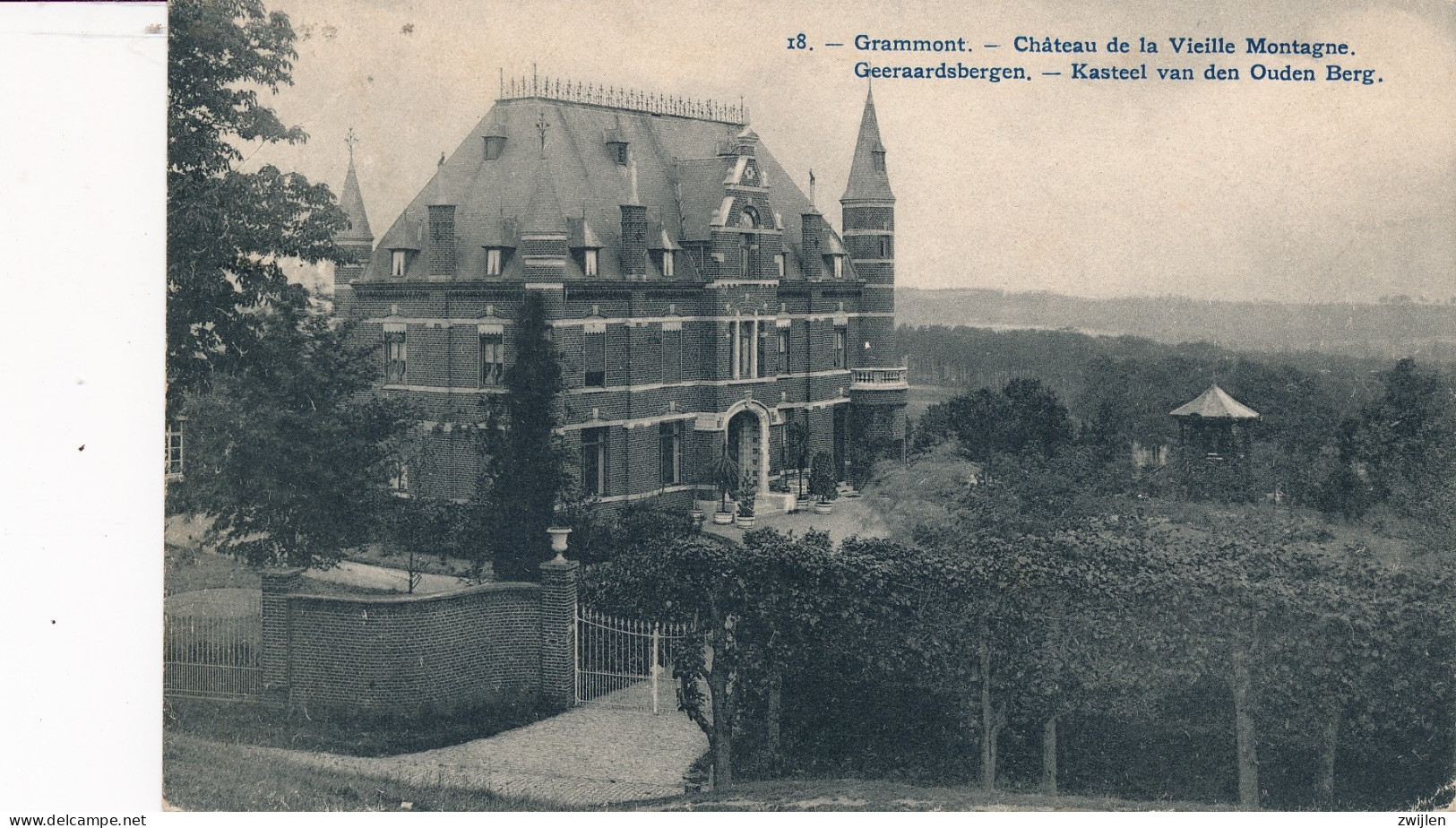 GERAARDSBERGEN GRAMMONT CHATEAU DE VIEILLE MONTAGNE KASTEEL VAN DE OUDENBERG - Geraardsbergen