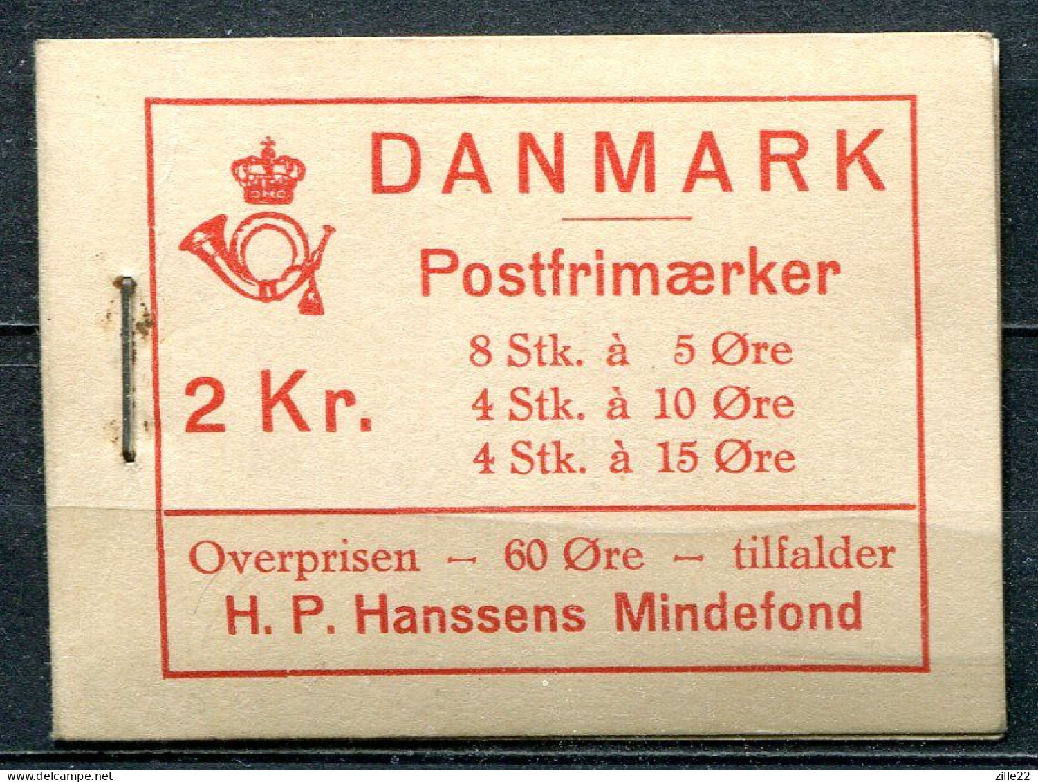 Dänemark Denmark 2 Kr Markenheft Handmade And Complete - Postfrisch/MNH - Windmill Stamps Dybböl - Carnets