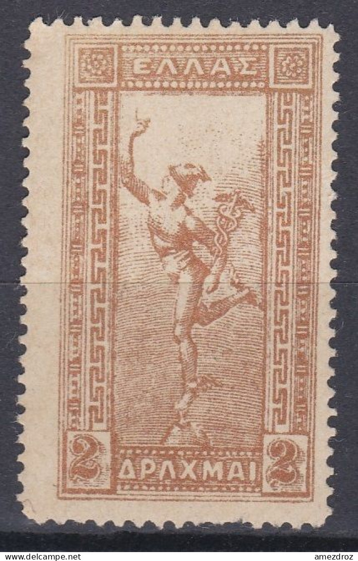 Grèce 1901 MI 136 2Dr Bronze Hermès (K11) - Unused Stamps