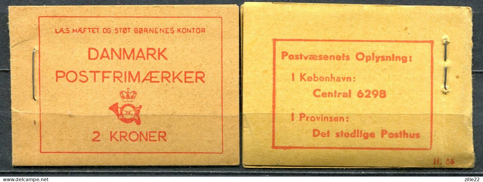 Dänemark Denmark 2 Kr Markenheft Handmade And Complete - Postfrisch/MNH - 1945 - H55 - Carnets