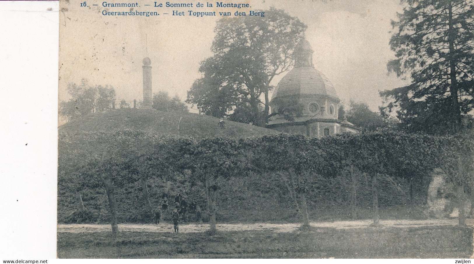 GERAARDSBERGEN GRAMMONT LE SOMMET DE LA MONTAGNE HET TOPPUNT VAN DEN OUDENBERG - Geraardsbergen