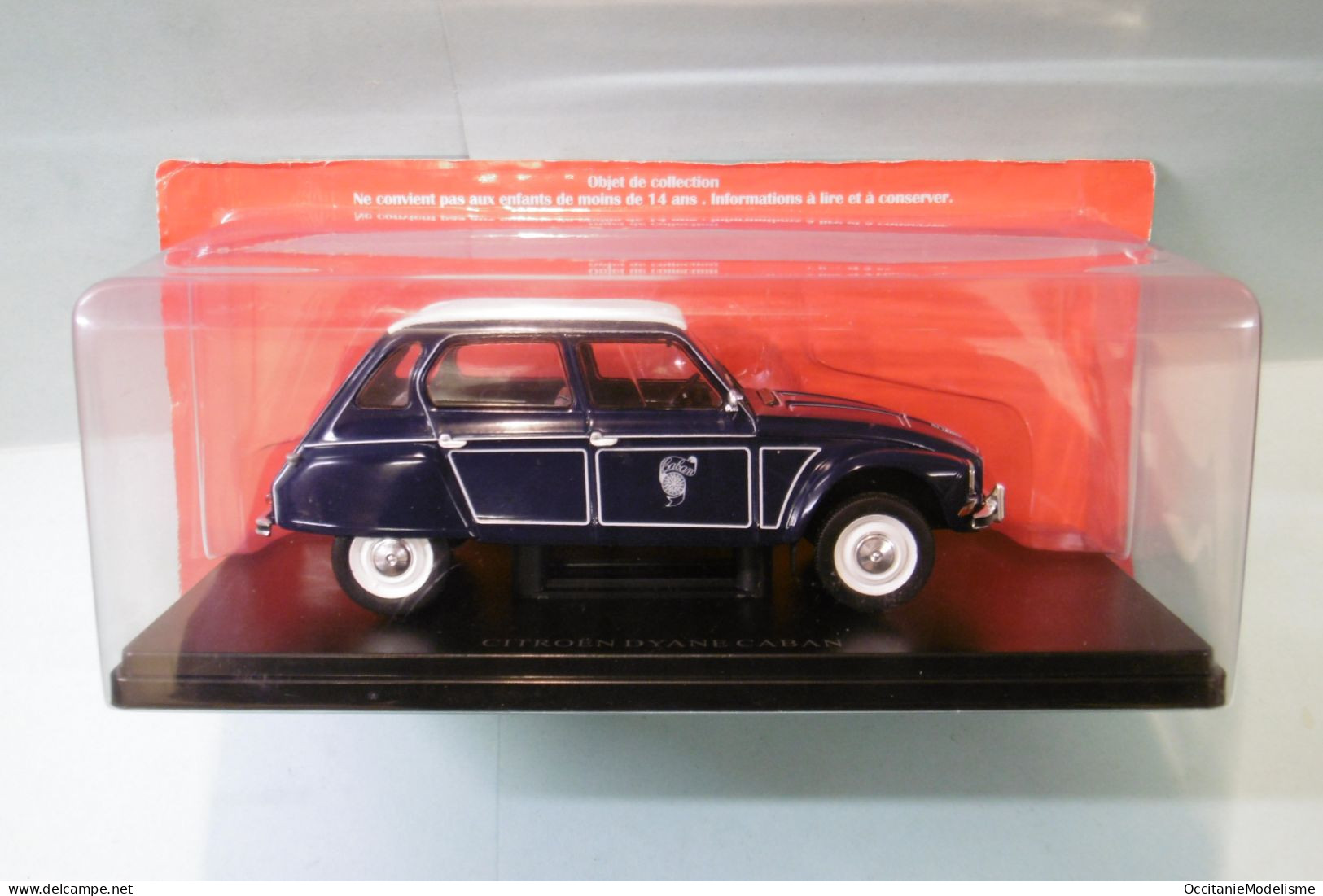 Hachette / Ixo - CITROEN DYANE CABAN Bleu Foncé Neuf NBO 1/24 - Andere & Zonder Classificatie