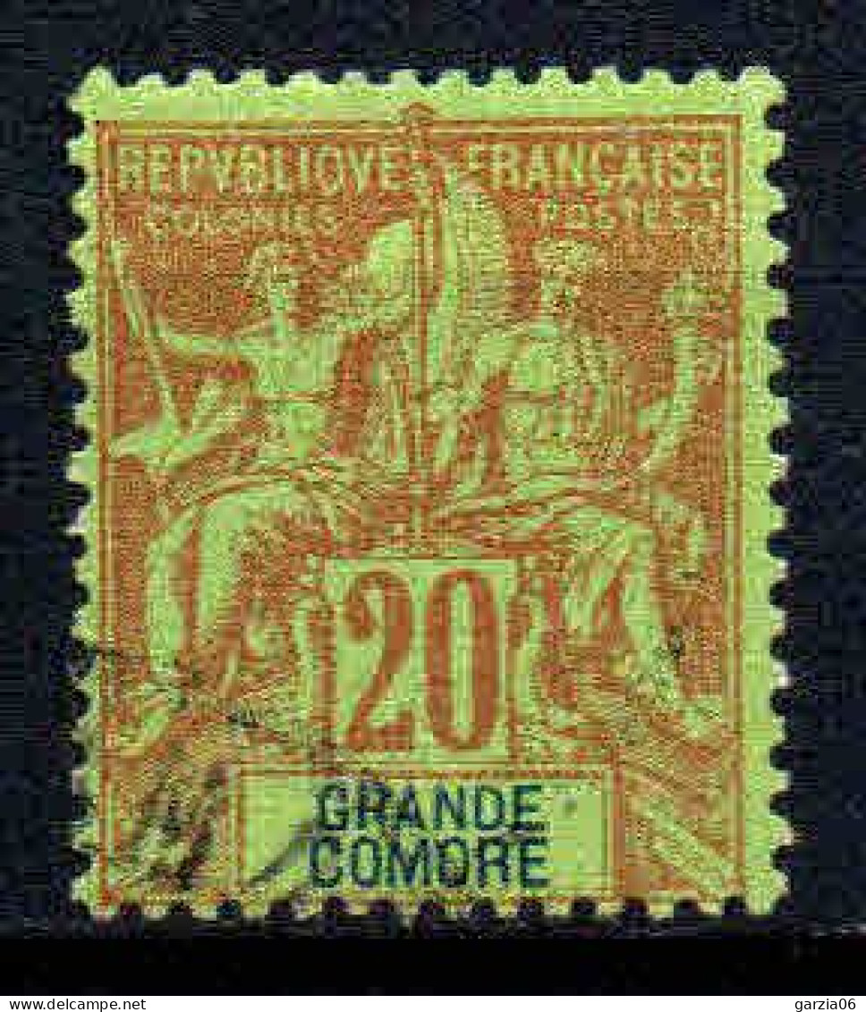 Grande Comore   - 1897 -  Type Sage  - N° 7  -  Oblitéré - Used - Usati