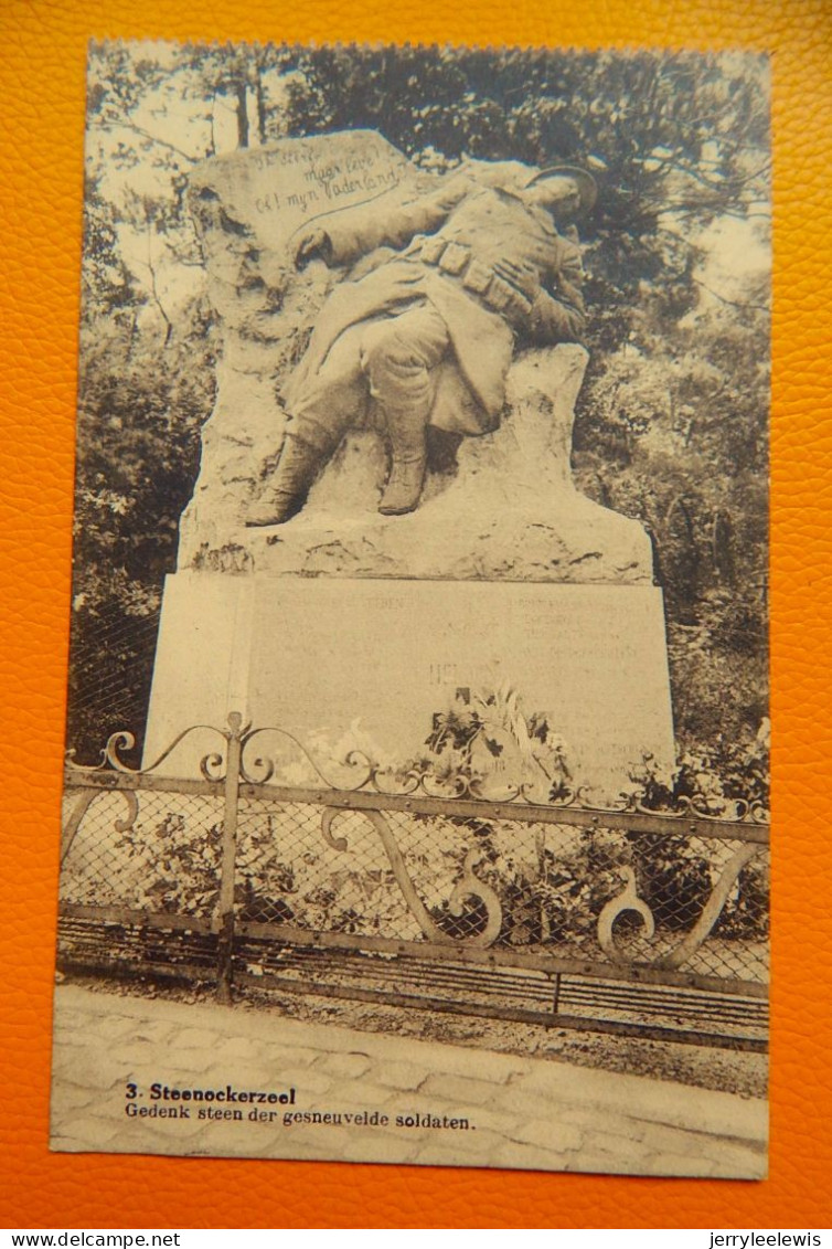 STEENOKKERZEEL  -  Gedenk Steen Der  Gesneuvelde Soldaten - Steenokkerzeel