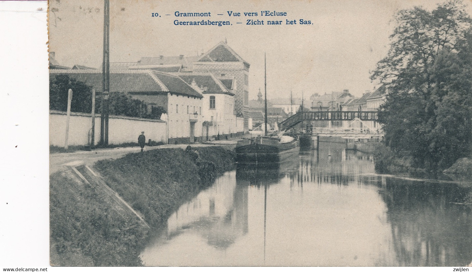 GERAARDSBERGEN GRAMMONT VUE VERS L' ECLUSE ZICHT OP HET SAS - Geraardsbergen