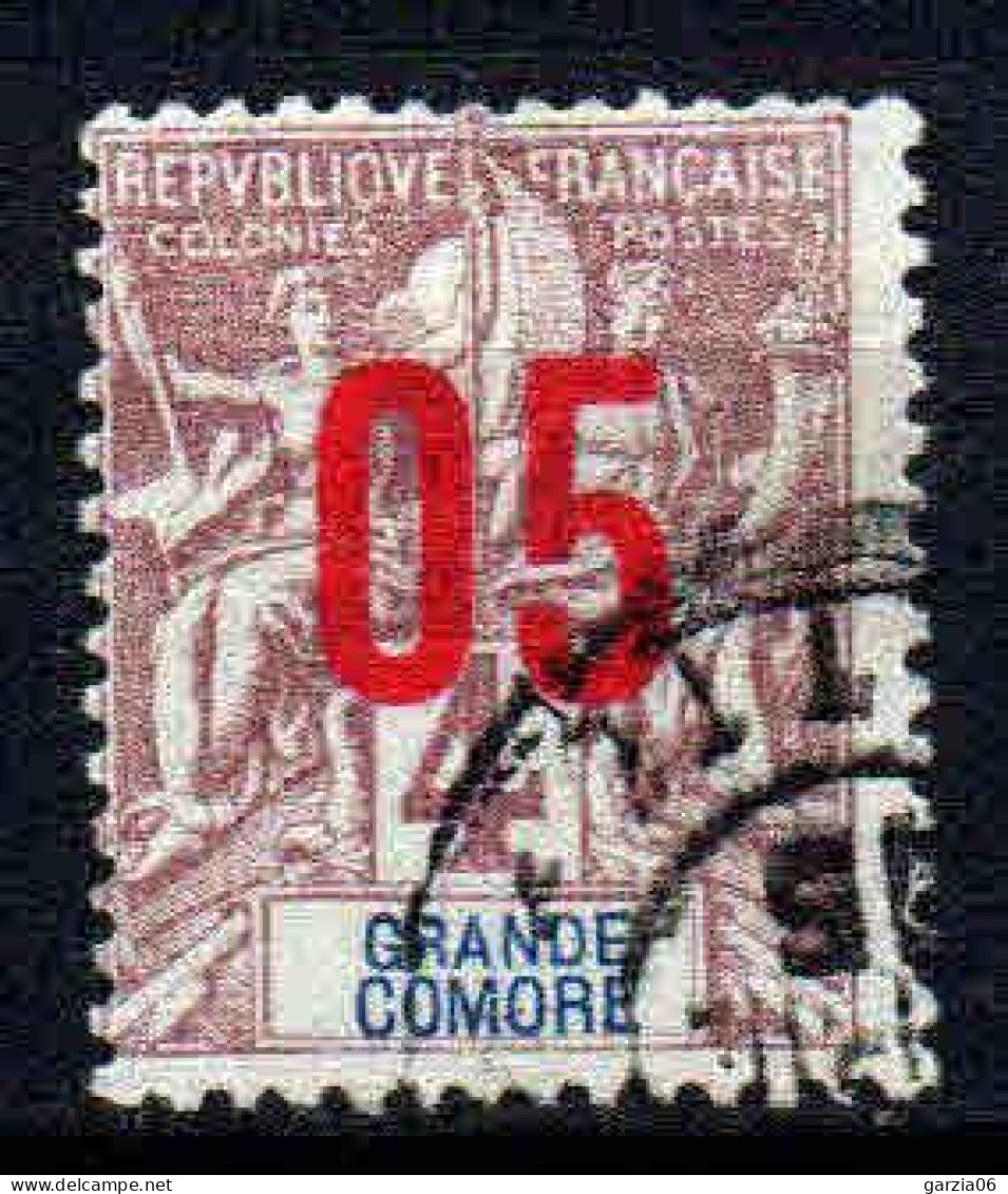 Grande Comore   - 1912 -  Type Sage Surch  - N° 21  -  Oblitéré - Used - Gebruikt