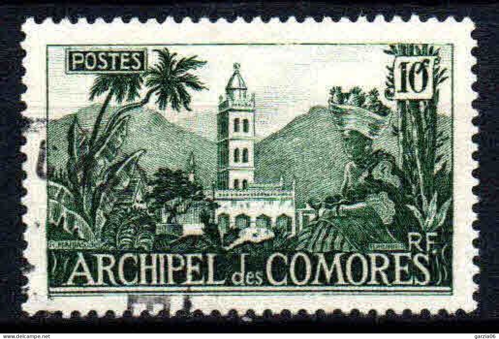 Archipel Des Comores - 1950 - Mosquée De Moroni - N° 8 - Oblit - Used - Gebraucht