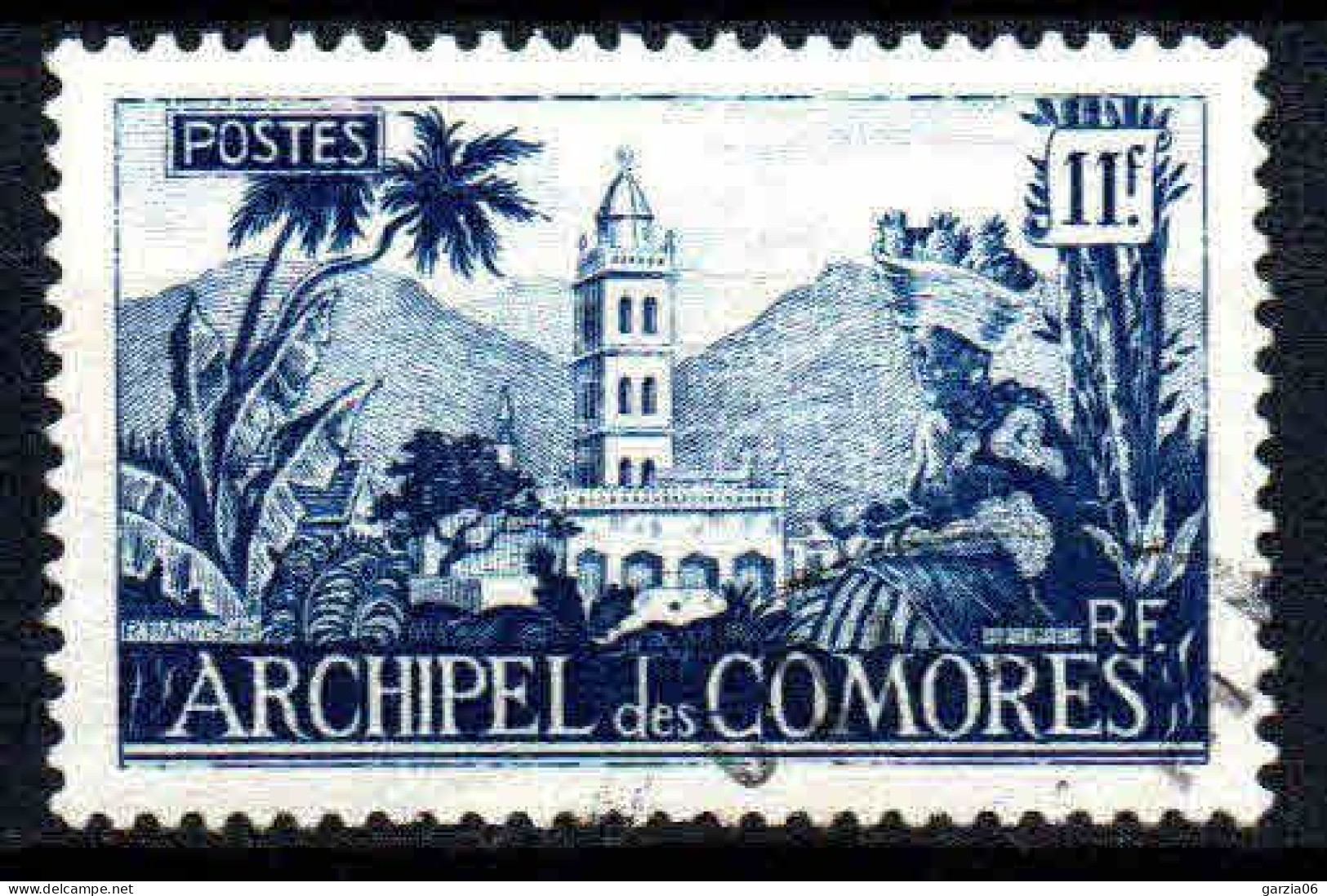 Archipel Des Comores - 1950 - Mosquée De Moroni - N° 9 - Oblit - Used - Used Stamps