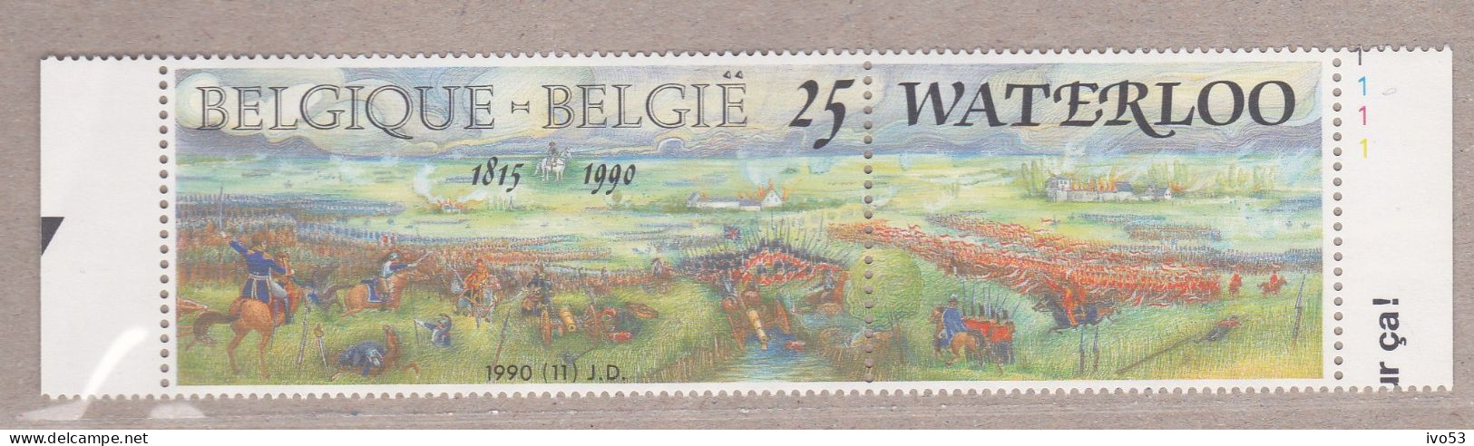 1990 Nr 2376** Plaatnummer:1.Slag Van Waterloo 1815. - 1981-1990
