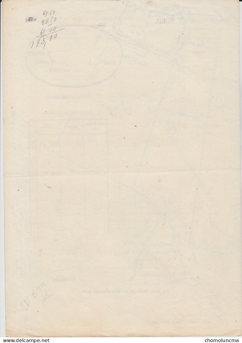 ONF 1909 Eaux Et Forêts Très Beau Plan Document D' Arpentage Forêt D'Essert Canton De Coudret 67 Belfort - Other Plans