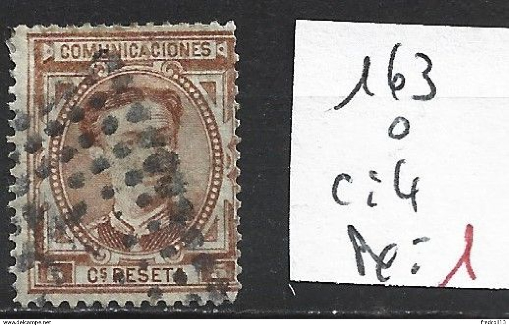 ESPAGNE 163 Oblitéré Côte 4 € - Used Stamps