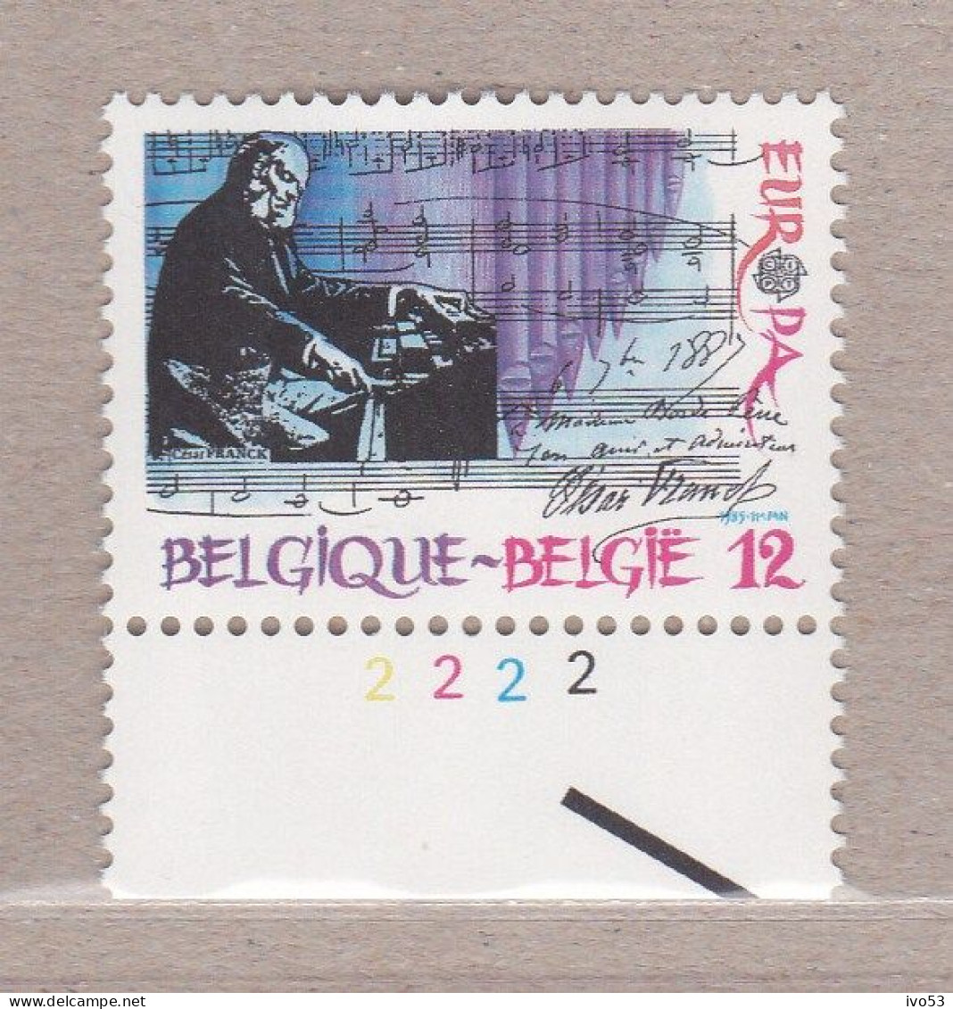 1985 Nr 2175** Plaatnummer:2.Europa,jaar Van De Muziek - 1981-1990